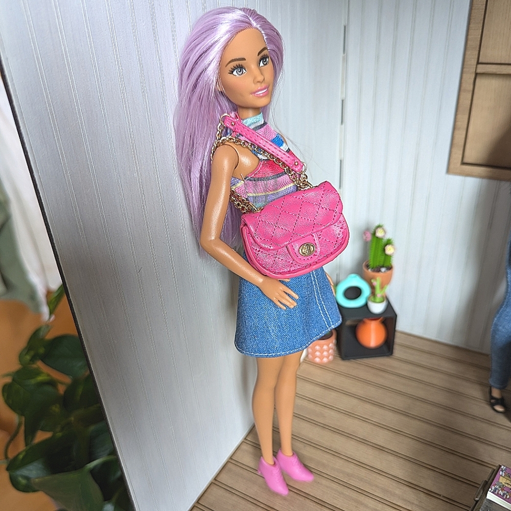 Barbie Purple Hair Restyled